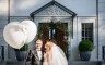 Hochzeitsportraits vor der Villa im Heine Park, Hamburg